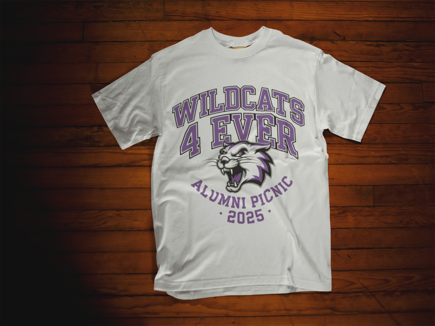 Wildcat 4Life Tee – Official 2025 Thornton Township High School Alumni Picnic Shirt