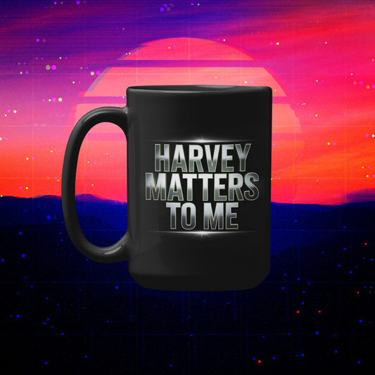 Harvey Matters to Me Mug – 15 oz Ceramic Mug | Harvey Pride Collection