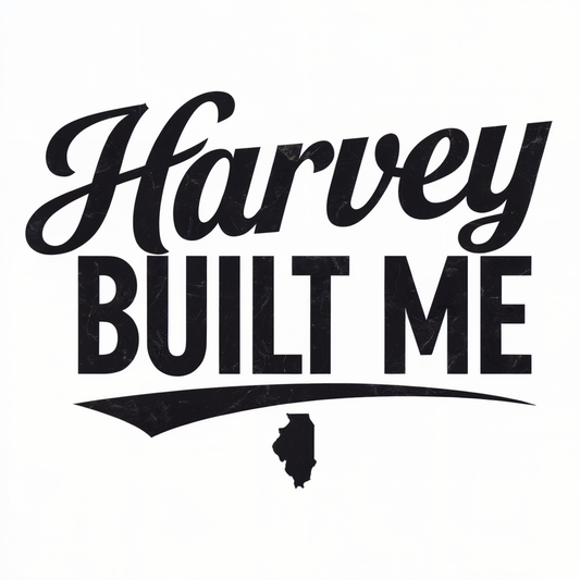 Harvey Built Me T-Shirt 💪🏽🌍 | Wear Your Hometown Pride with Style!